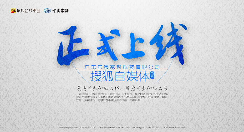 廣東愛密特密封科技有限公司官方搜狐自媒體全面上線啦！歡迎您的到來